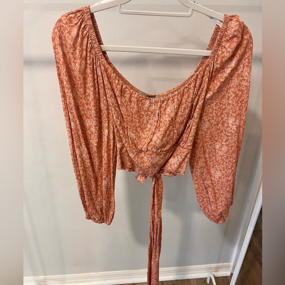 Crop Long Sleeve Top
